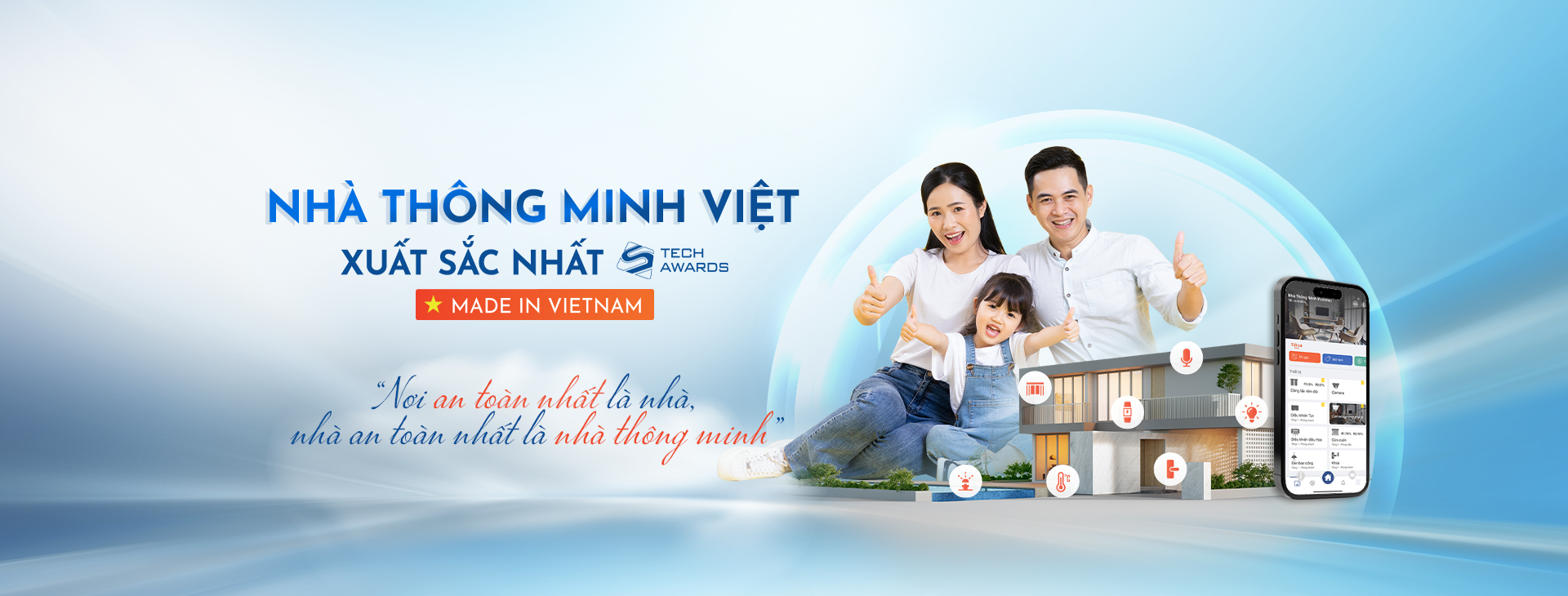 Banner quảng cáo nhà thông minh